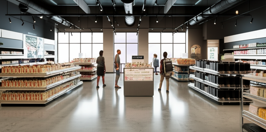 Modern retail store interior — backdrop for a high-street data breach story.